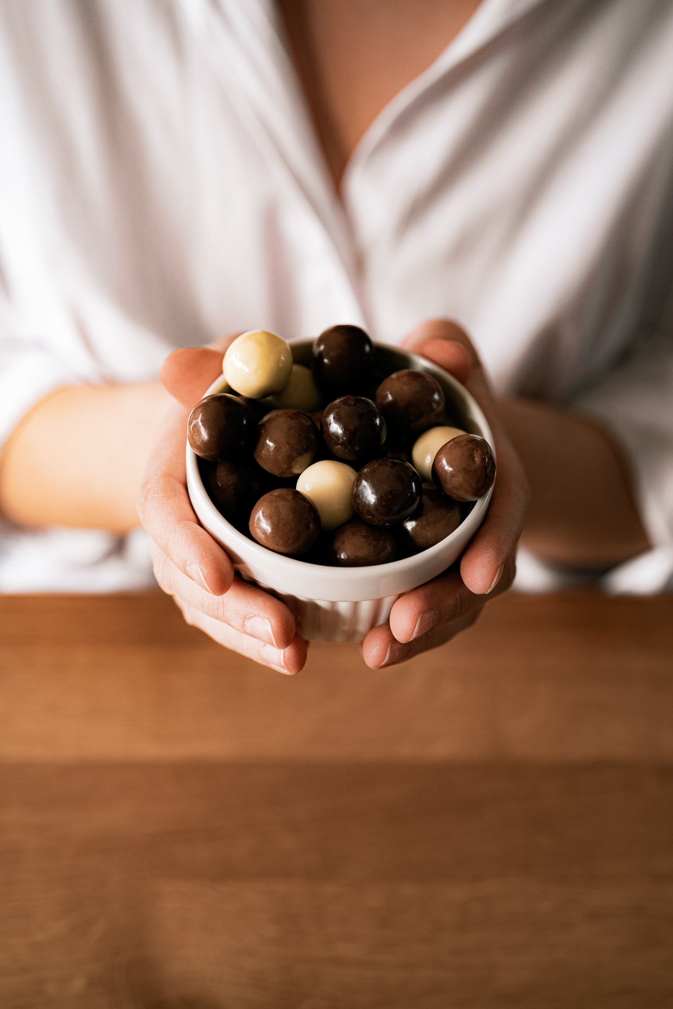 Lazdyno riešutai šokolade, miksas