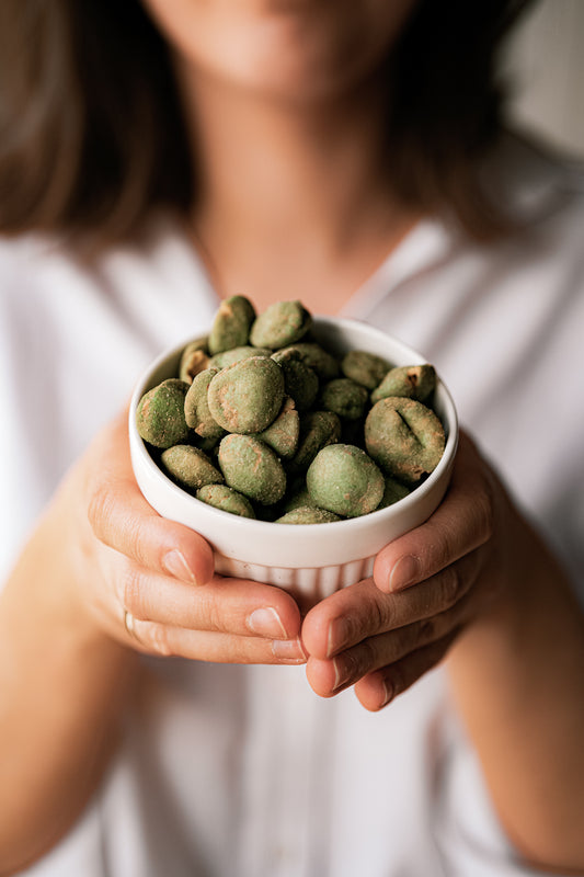 Žemės riešutai Wasabi apvalkale
