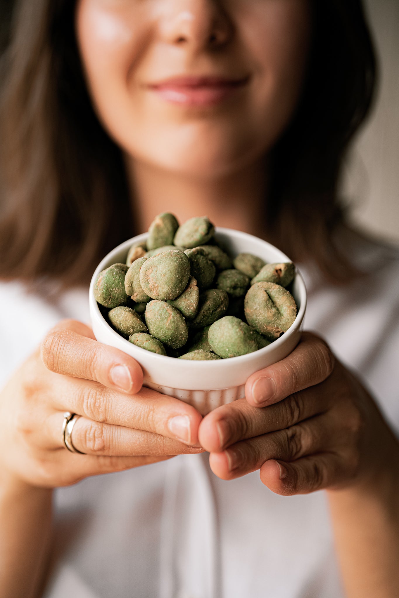 Žemės riešutai Wasabi apvalkale